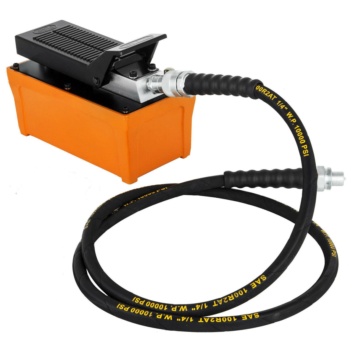 Air Power Hydraulic Foot Pump 1/2 Gal Foot Pedal Fuel 10000 PSI