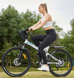 VIVI 26" Electric Bike for Women, Folding Electric Mountain Bicycle with 350W Motor, 21 Speed Gears, Removable Lithium-Ion Battery E-Bike for Teens &amp; Women