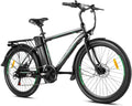 ANCHEER 26" Electric Bike for Adults, Electric Commuting Bicycle with Removable 36V 10Ah Battery with 22-40 Mile Range, 6-Speed Gears City Ebike