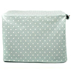 Lords &amp; Labradors Duck Egg Spot Oilcloth Dog Crate Cover to fit Midwest iCrate and Similar Sized Dog crates