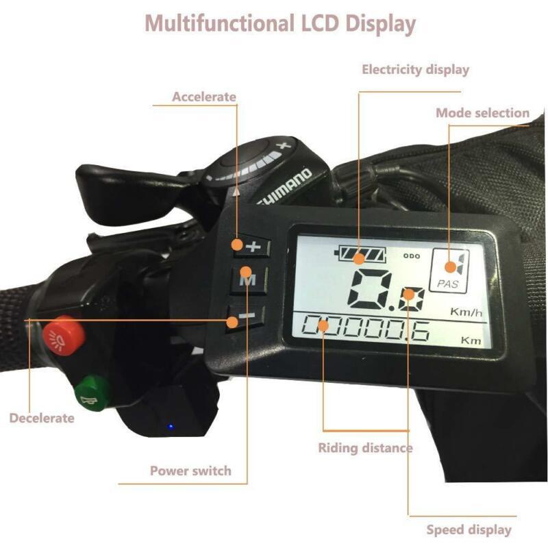 Datingday 26" Folding Electric CLIENSY 350W City Mountain Bike Cycling EBike 36V Bicycle