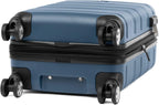 Runway 2 Piece Luggage Set, Carry-on &amp; Convertible Medium to Large Check-in Hardside Expandable Luggage, 8 Spinner Wheels, TSA Lock, Hardshell Suitcase, Teal Blue