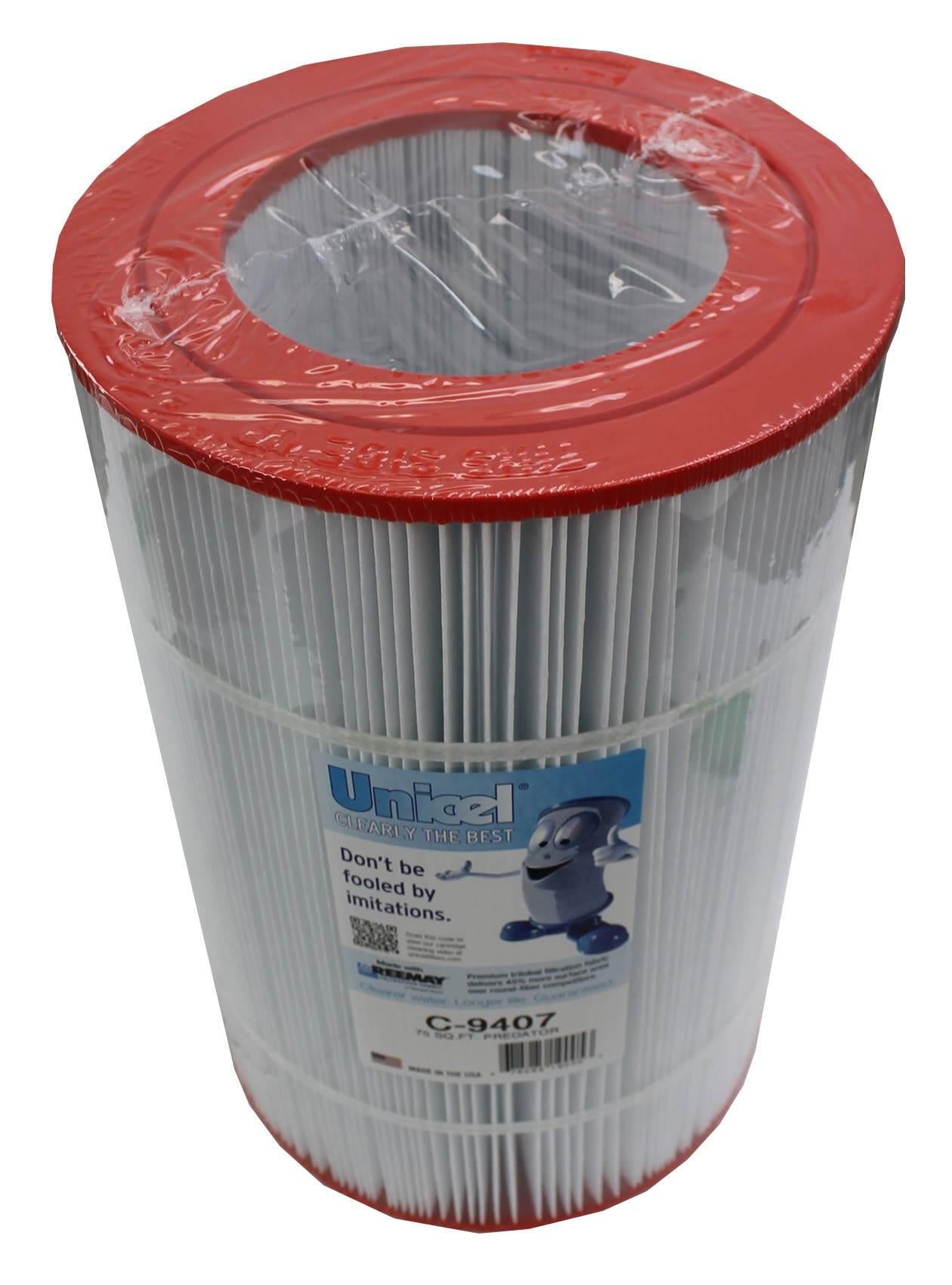 4) unicel c-9407 pentair clean clear predator 75 sq ft filter cartridges r173214