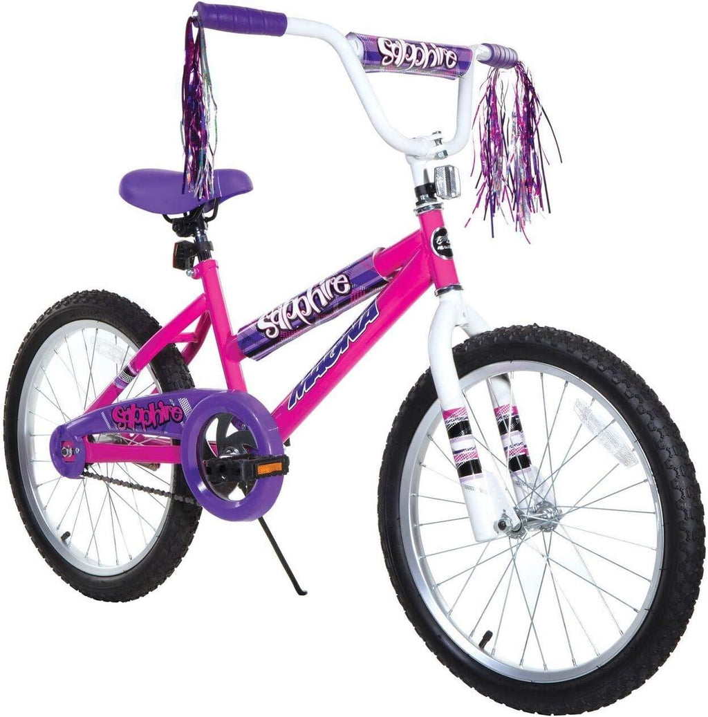 Dynacraft Magna Kids Bike Girls 20 Inch Wheels in Pink and Blue for Ages 6 and Up
