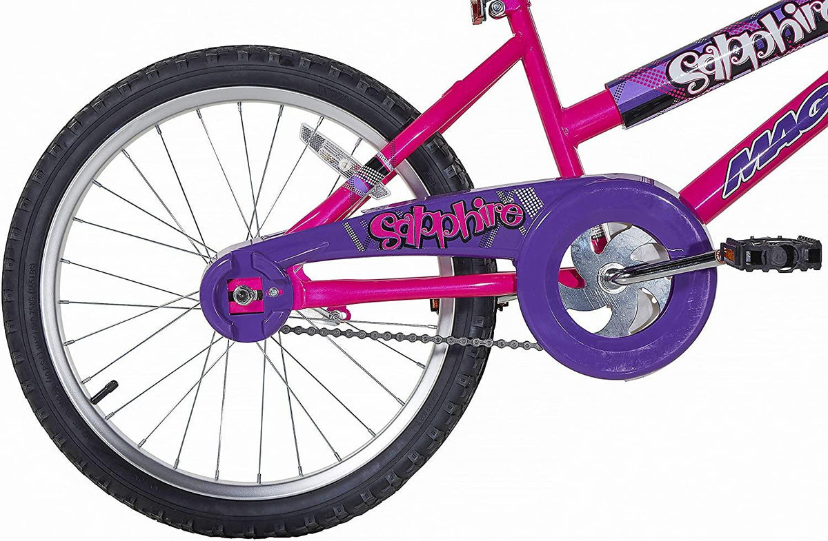 Dynacraft Magna Kids Bike Girls 20 Inch Wheels in Pink and Blue for Ages 6 and Up