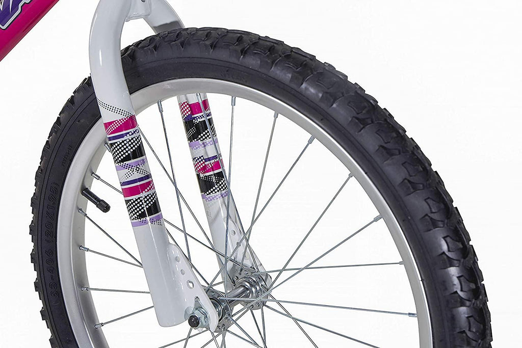 Dynacraft Magna Kids Bike Girls 20 Inch Wheels in Pink and Blue for Ages 6 and Up