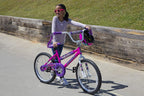 Dynacraft Magna Kids Bike Girls 20 Inch Wheels in Pink and Blue for Ages 6 and Up
