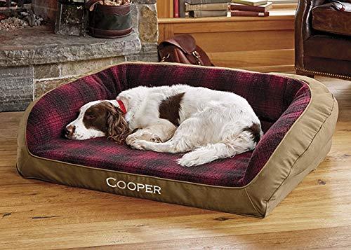 Orvis Barn Coat Bolster Dog Beds with Fce/Medium Dogs 40-60 Lbs,