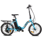 Electric Bike, Foldable 20 In. 350W 36V Removable Battery, 7 Speed E-riding Power Assist