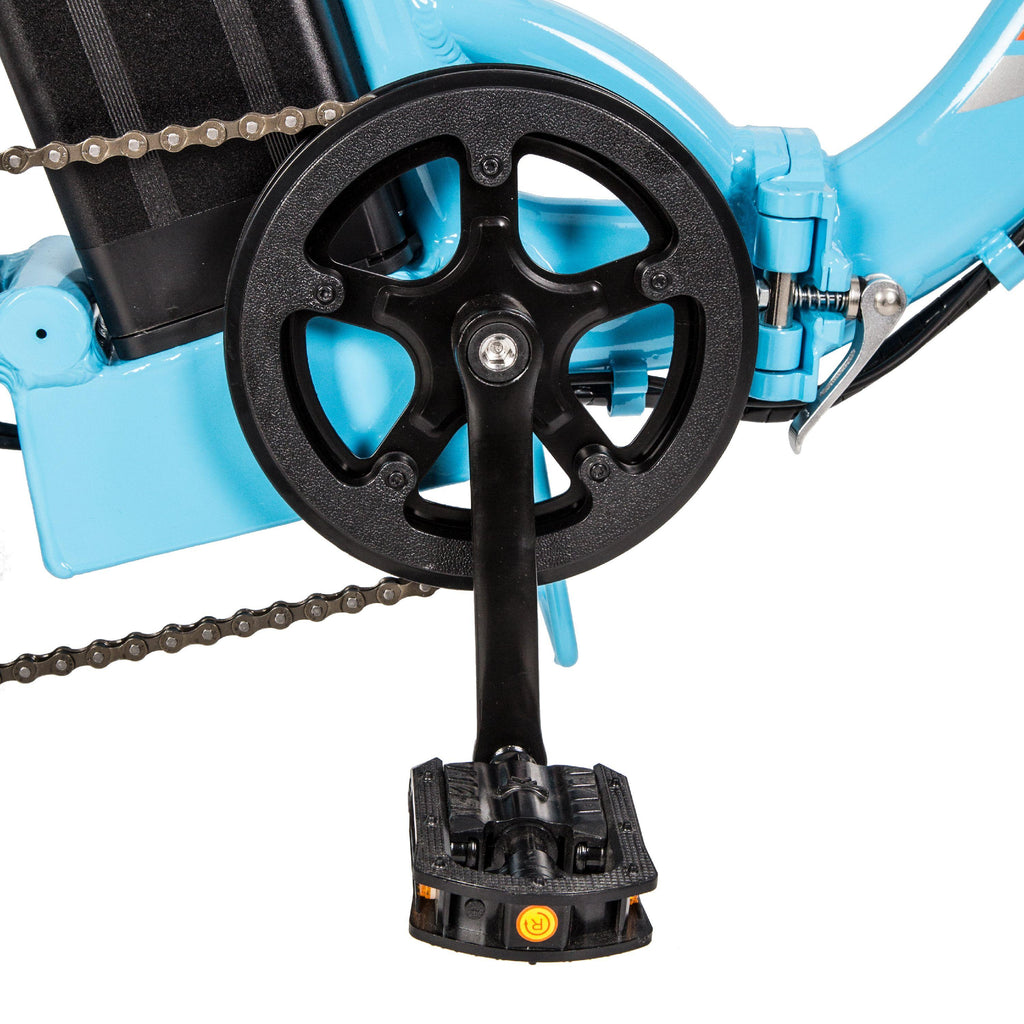 Electric Bike, Foldable 20 In. 350W 36V Removable Battery, 7 Speed E-riding Power Assist