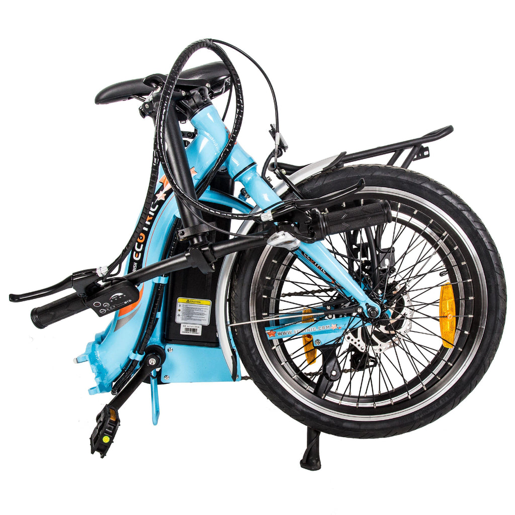 Electric Bike, Foldable 20 In. 350W 36V Removable Battery, 7 Speed E-riding Power Assist