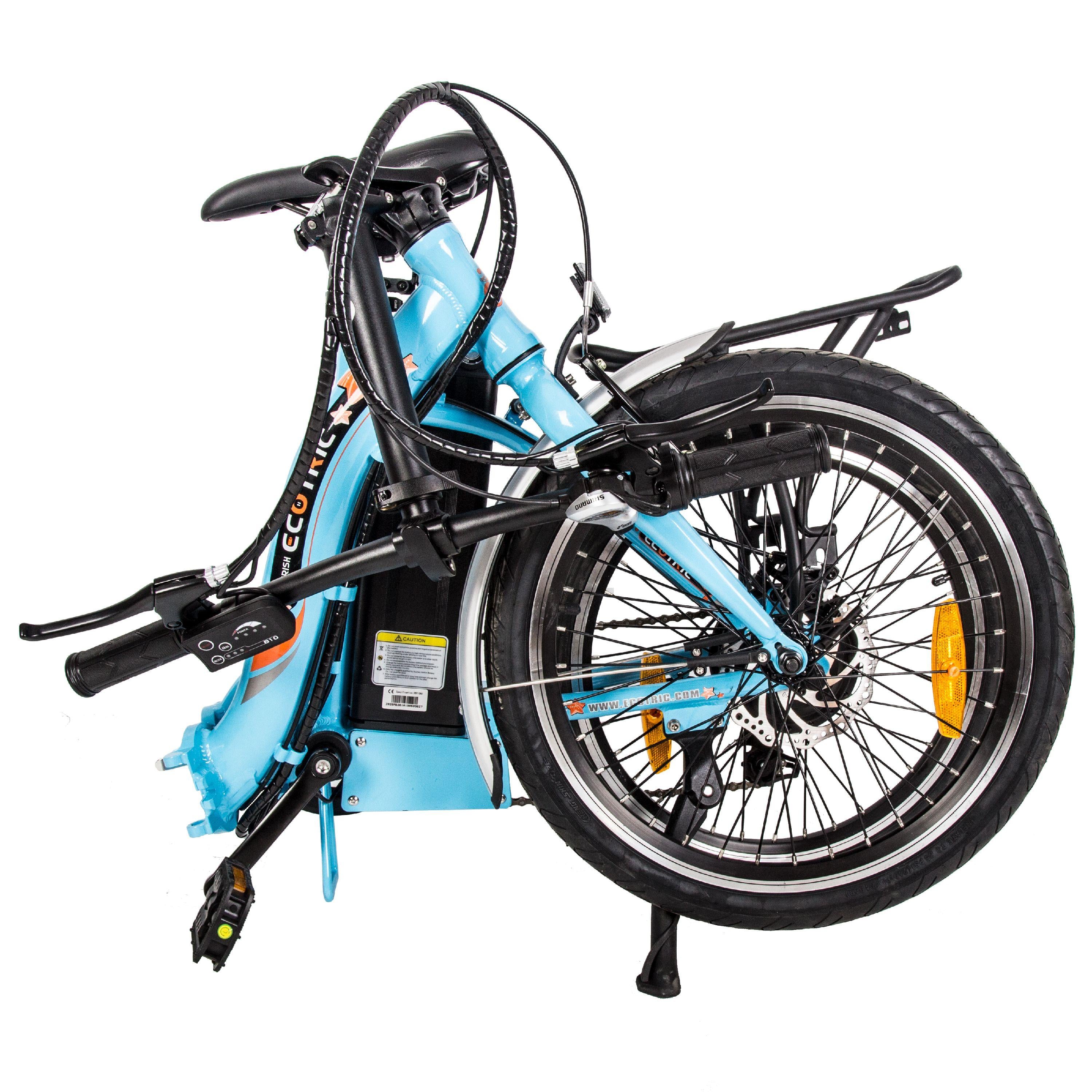 Electric Bike, Foldable 20 In. 350W 36V Removable Battery, 7 Speed E-riding Power Assist