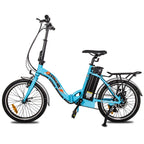 Electric Bike, Foldable 20 In. 350W 36V Removable Battery, 7 Speed E-riding Power Assist