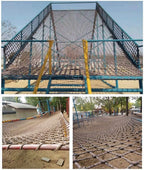 Children's Outdoor Safety Railing Net Room Partition Network Child Climbing Net Protective Net Garden Plant Climbing Net Kindergarten Playground Railing Protection Net