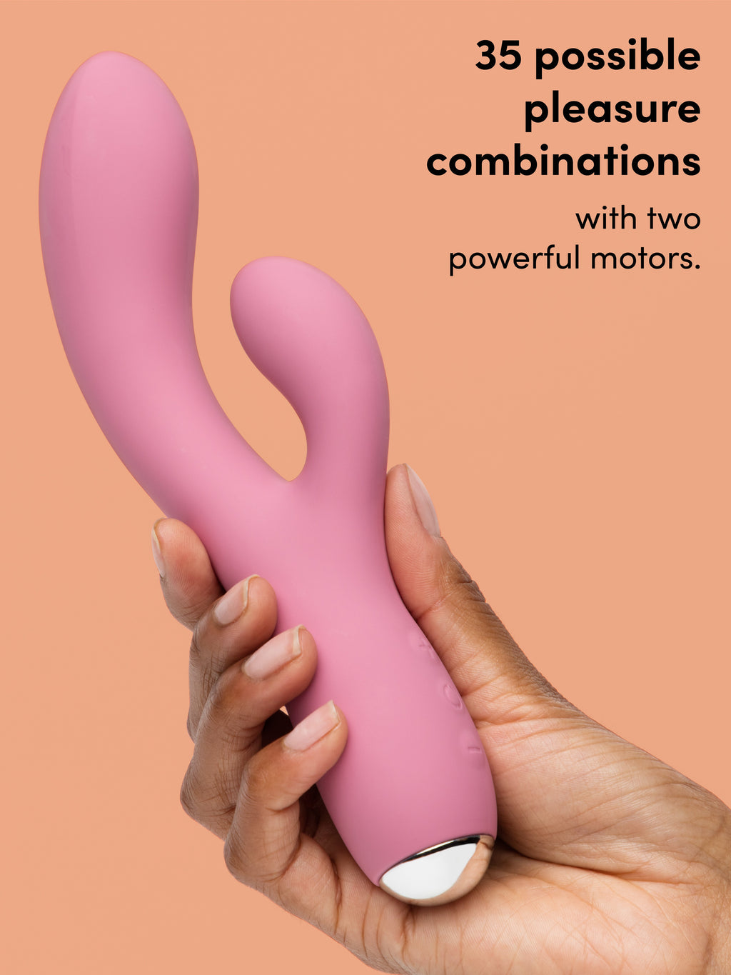 Lovehoney mon ami Silicone G-Spot Dual Vibrating Massager , Pink