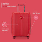 Carry On Luggage With Spinner Wheels,Expandable Hardshell Spinner Suitcase for Travel,TSA Approved (Carry-On 20-Inch,Red)