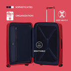 Carry On Luggage With Spinner Wheels,Expandable Hardshell Spinner Suitcase for Travel,TSA Approved (Carry-On 20-Inch,Red)