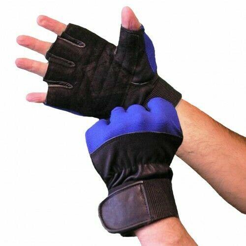 Weightlifting Leather Palm Gloves With Spandex Back And Wristwrap (WholeLot of 200)