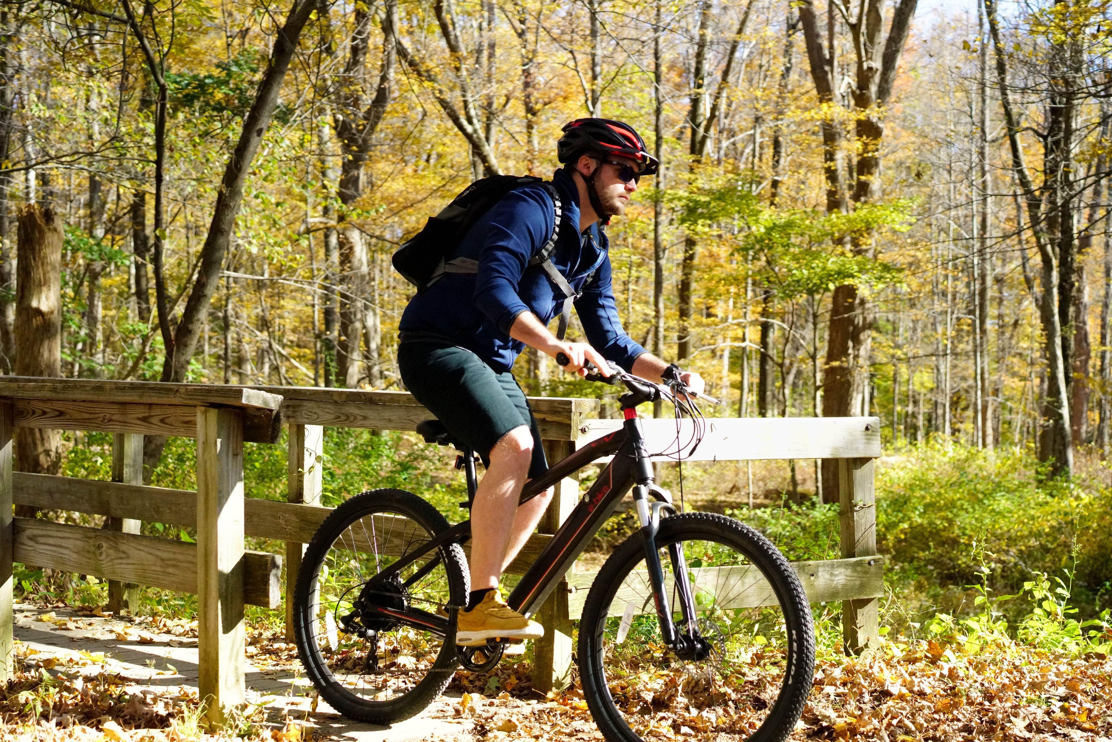 Kent Bicycles Electric Pedal Assist Mountain Bike , 27.5 In. Wheels, Black E-Bike, Electric Bicycle