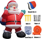 26Ft Giant Christmas Inflatables, Inflatable Santa Claus with Blower Christmas Decorations Outdoor Yard Outdoor Christmas Decorations for Holiday/Party/Christmas/Garden
