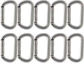Fusion Climb Supreme II Aluminum Oval-Shape Carabiner 10-Pack