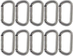 Fusion Climb Supreme II Aluminum Oval-Shape Carabiner 10-Pack