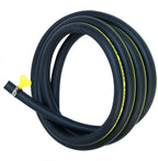 HZIZHEN - Rubber Hose - Cold and Sun-Resistant Household Garden Tube -Heavy Duty Farm Lawn Watering - Black/Yellow (Color : 25mm, Size : 50m)
