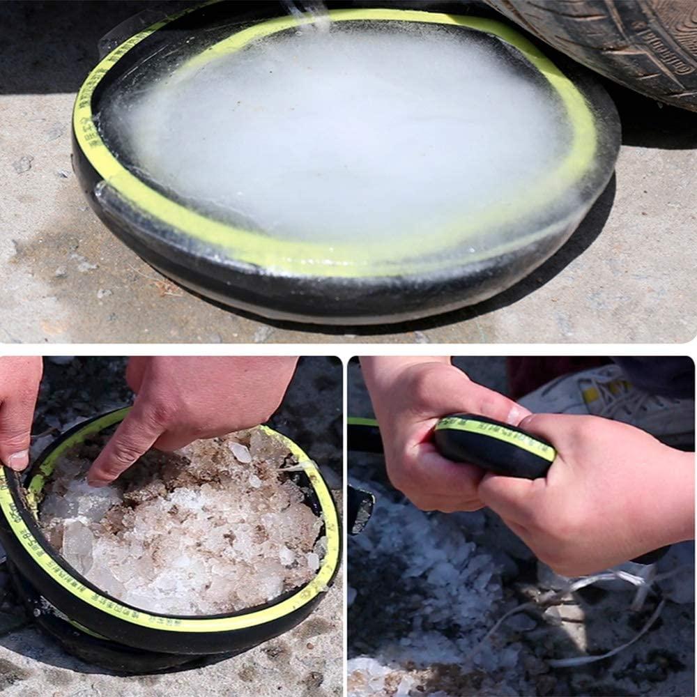 HZIZHEN - Rubber Hose - Cold and Sun-Resistant Household Garden Tube -Heavy Duty Farm Lawn Watering - Black/Yellow (Color : 25mm, Size : 50m)