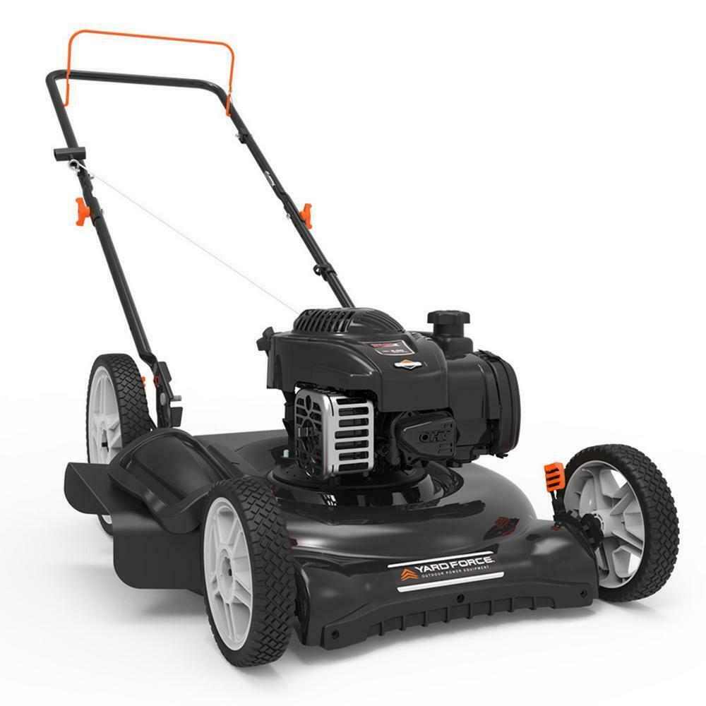 YardForce 21 in. 140 cc 500e Series and Stratton Gas Walk Behind Push
