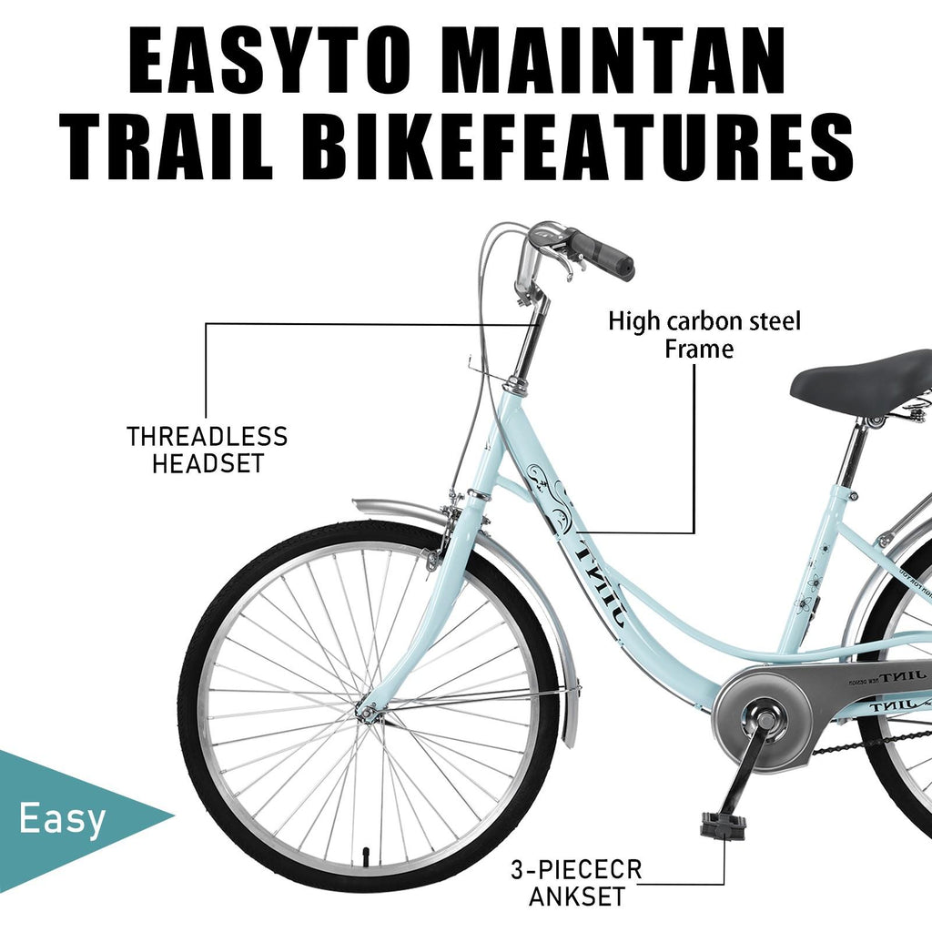 Medcursor Classic Bicycle Retro Bicycle Beach Cruiser Bicycle Retro Bicycle