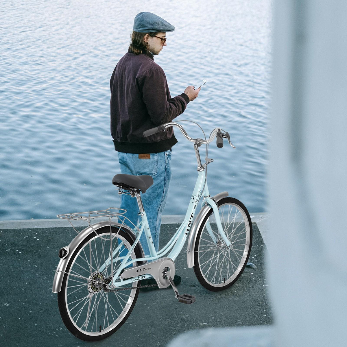Medcursor Classic Bicycle Retro Bicycle Beach Cruiser Bicycle Retro Bicycle