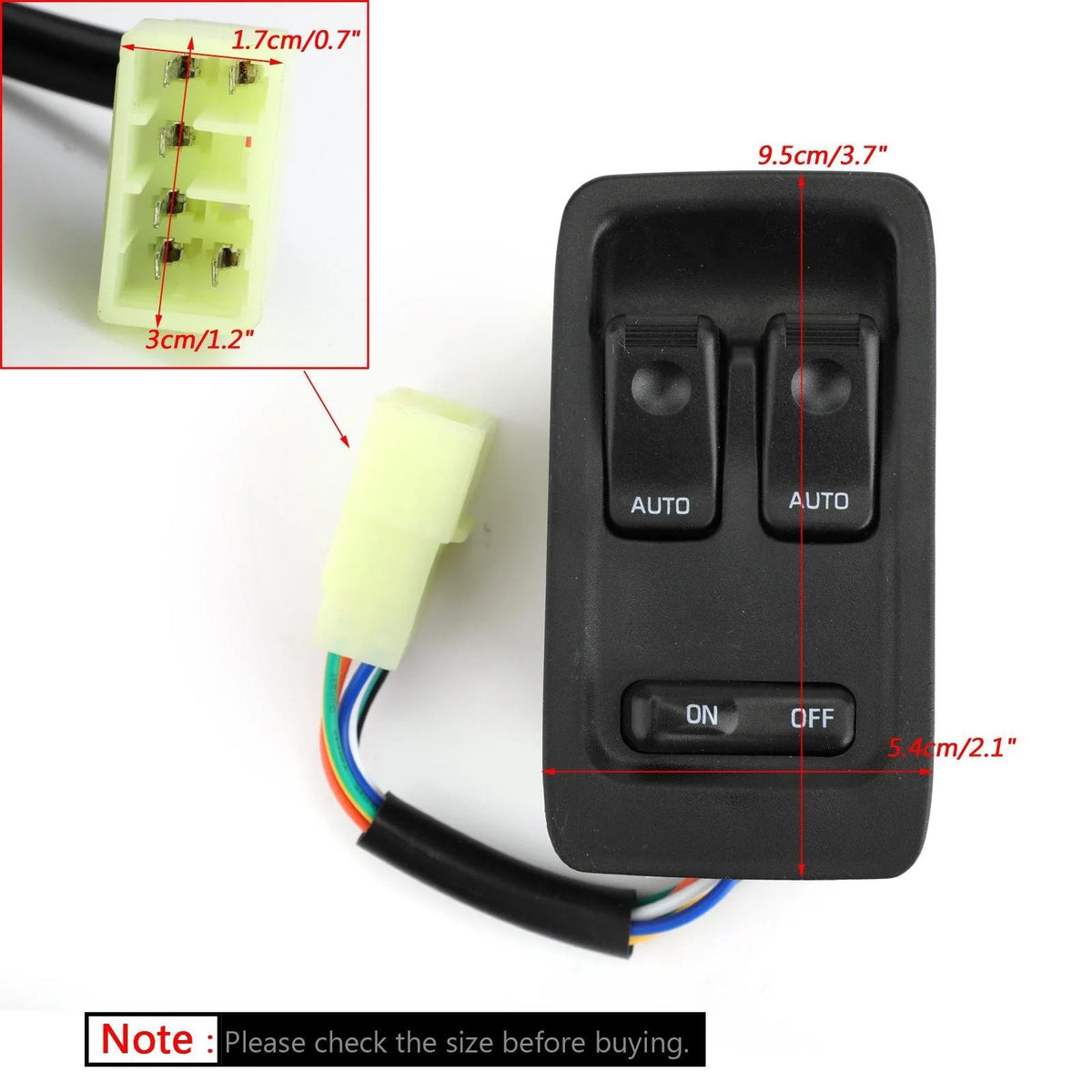 1993-2002 Mazda RX-7 RX7 Master Power Auto Window Switch FD14-66-350C Generic