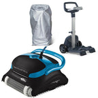 maytronics dolphin nautilus plus cc with caddy &amp; cover inground pool cleaner