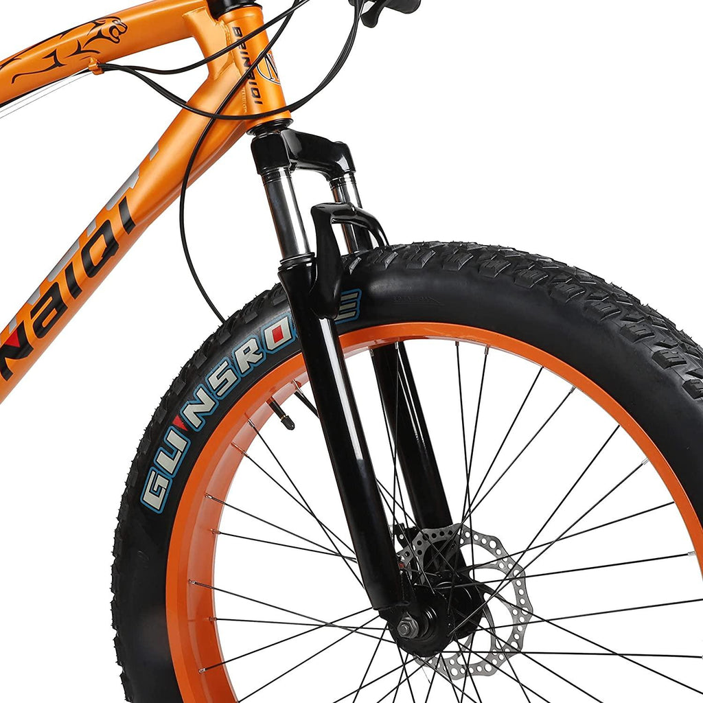 Gunsrose Fat tire Bike, Fat tire Mountain Bike, Beach Snow Bike, Suitable for Outdoor Off-Road