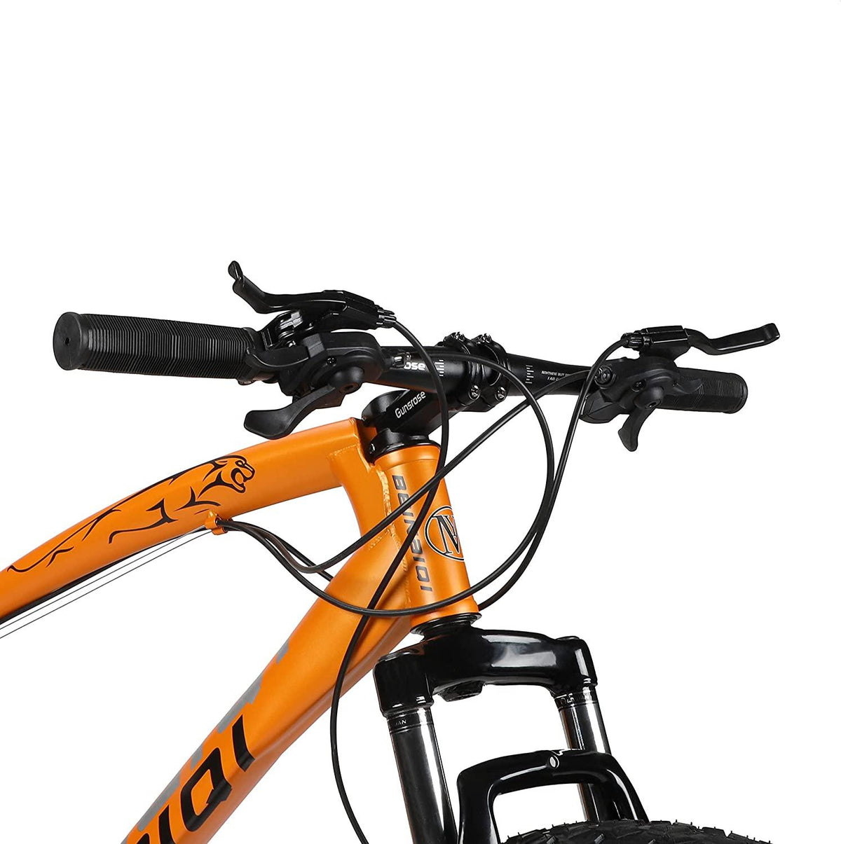 Gunsrose Fat tire Bike, Fat tire Mountain Bike, Beach Snow Bike, Suitable for Outdoor Off-Road