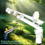 ZHJING Agricultural Irrigation Rocker Sprinkler Garden Lawn Sprinkler 1.5 Inch 2 Inch 2.5 Inch Rotary Spray Gun (Size : DN50)