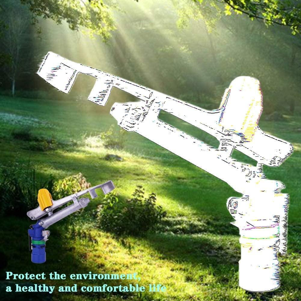 ZHJING Agricultural Irrigation Rocker Sprinkler Garden Lawn Sprinkler 1.5 Inch 2 Inch 2.5 Inch Rotary Spray Gun (Size : DN50)