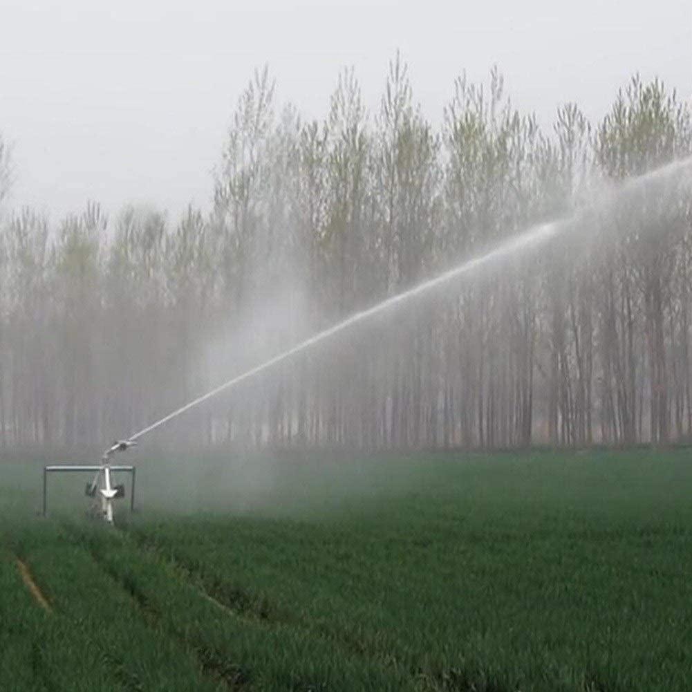 ZHJING Agricultural Irrigation Rocker Sprinkler Garden Lawn Sprinkler 1.5 Inch 2 Inch 2.5 Inch Rotary Spray Gun (Size : DN50)
