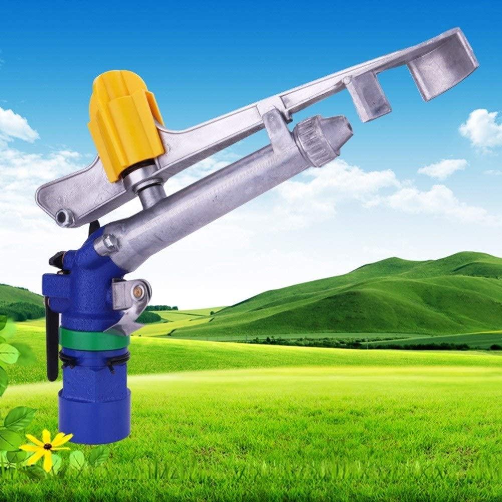 ZHJING Agricultural Irrigation Rocker Sprinkler Garden Lawn Sprinkler 1.5 Inch 2 Inch 2.5 Inch Rotary Spray Gun (Size : DN50)