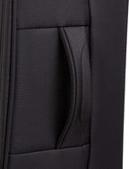 4010 Softside Luggage with Spinner Wheels, Black, Checked-Medium 23-Inch