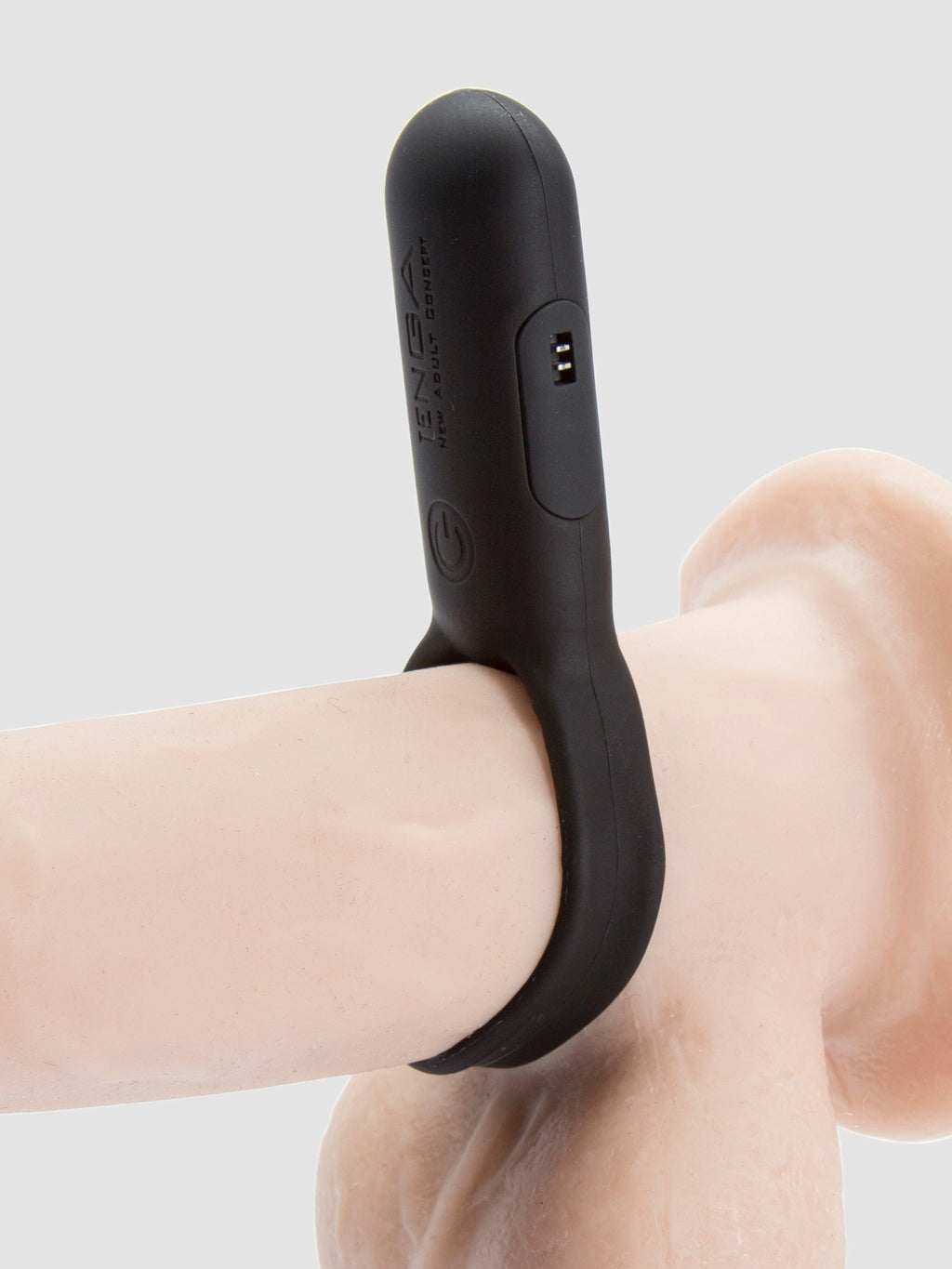TENGA SVR Smart Vibe Ring Rechargeable Vibrating Cock Ring, Black