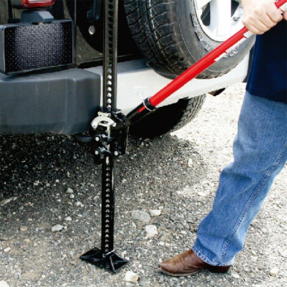 48" Ratcheting Off Road Farm Jack 6000 lb Capacity Lift Bumper Tractor SUV