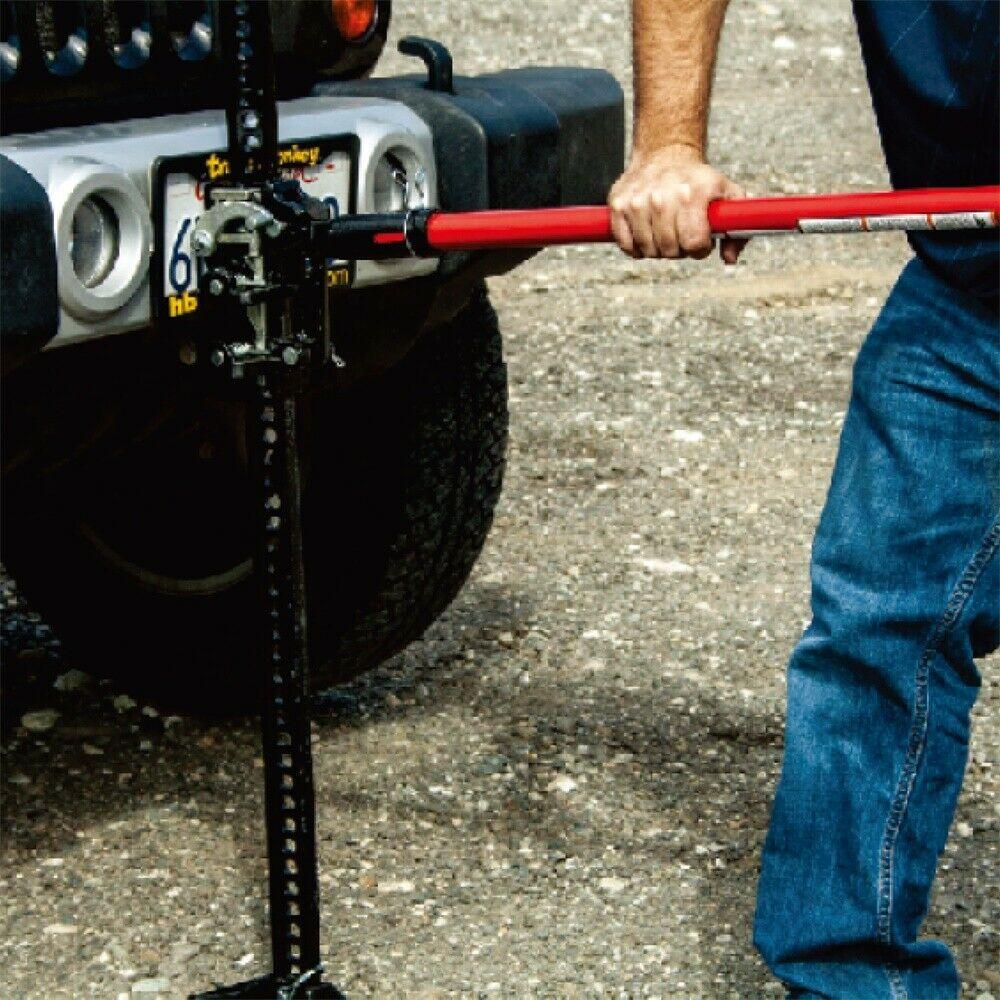 48" Ratcheting Off Road Farm Jack 6000 lb Capacity Lift Bumper Tractor SUV