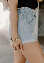 shorts - light denim