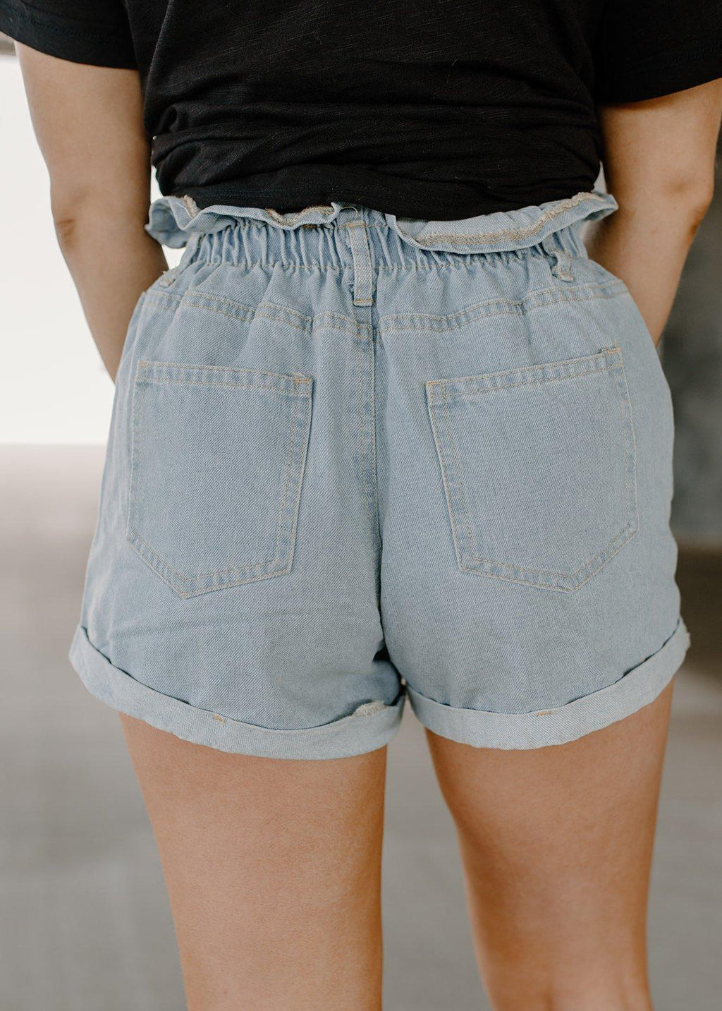 shorts - light denim