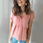Women's Fashion Wild Short Sleeve T-Shirt RY85