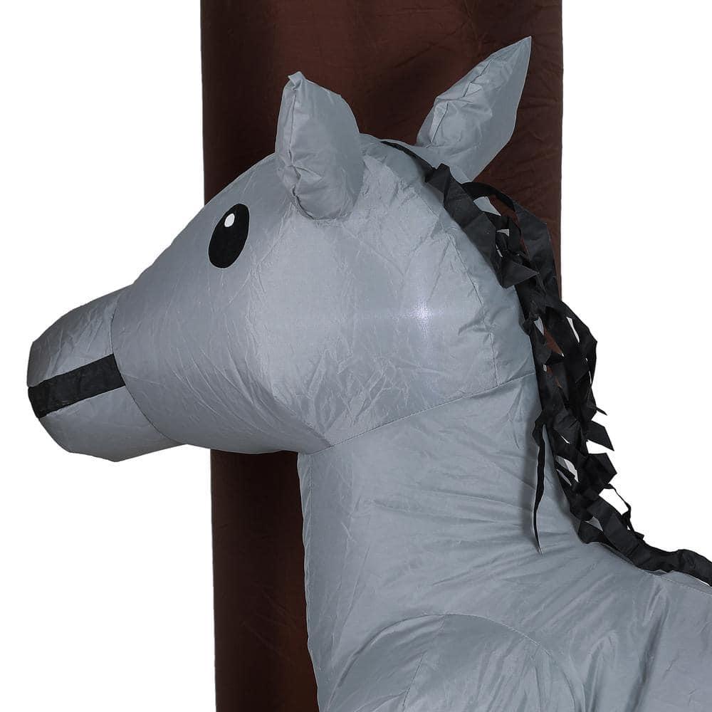 Lighted 7 ft. H x 8 ft. W Nativity Scene Inflatable