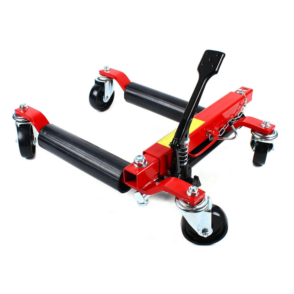 2-Tons 4400lb HYDRAULIC Positioning Car Wheel Dolly Jack Lift Moving Vehicle
