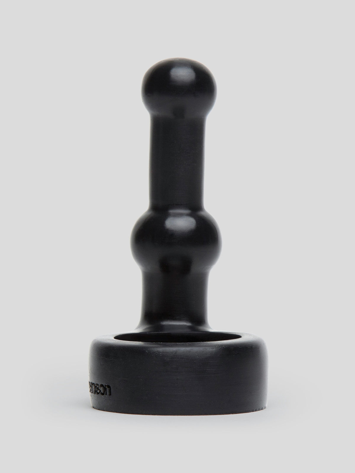 Doc Johnson Platinum The Double Dip Silicone Cock Ring and Probe, Black