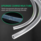 limeid milking machine kit for sheep portable electric milker milking machine, automatic portable livestock milking equipment, adjustable vacuum pump food silicone grade hose 7l,forcattle